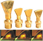 2pc Adjustable Brass Fan-Shaped Fountain Nozzle - 1/2", 3/4", 1", 1.5", 2" Threaded Interface for Garden Water Features(2 inch female) - Image 4