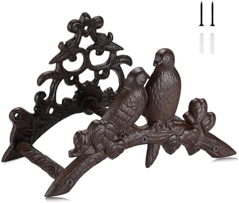 OwnMy Cast Iron Garden Hose Holder Heavy Duty Wall Mount Water Hose Hanger by OwnMy