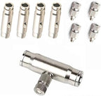 25 Pack ﻿﻿Misting Nozzles for Outdoor Cooling Misting System, 10/24 UNC High Pressure Water Mist Sprayers, Anti Drip Cleanable Mister Head, 3/8" Brass Fittings (Size : Orifice 0.9mm) by Unknown
