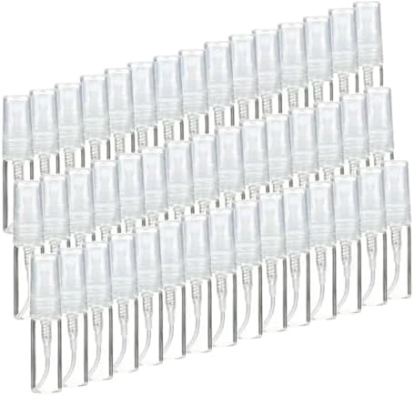 Mini Glass Perfume Bottles 10ml Atomizer Travel Spray Empty Vials 5pcs by Unknown