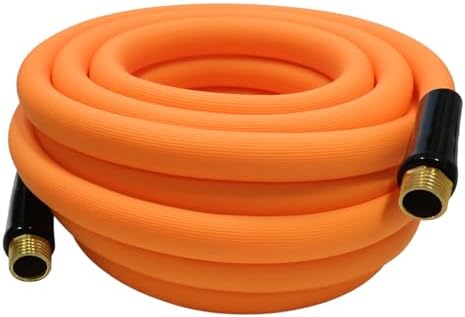 TurfCare 1 Inch 100 ft Medium Duty Commercial Garden Hose, All-Purpose Water Hose for Golf Course & Landscaping, Vibrant Orange by Unknown