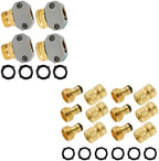 Hourleey Garden Hose Repair Kit + Garden Hose Quick Connector Kit by Hourleey