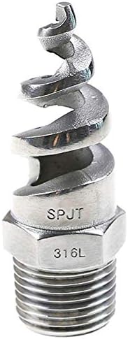 Beduan 3/4 Male Spiral Cone Atomization Nozzle 316SS Atomized Sprayer 80PCS by Beduan