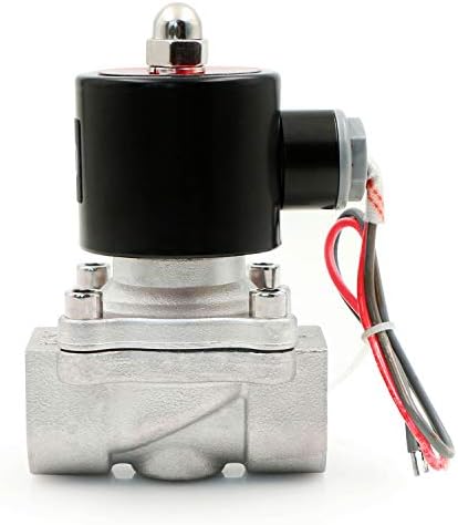 U.S. Solid 3/4" Stainless Steel Electric Solenoid Valve 24V AC N.C. Air Water Oil VITON - Image 4