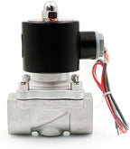 U.S. Solid 3/4" Stainless Steel Electric Solenoid Valve 24V AC N.C. Air Water Oil VITON - Image 4