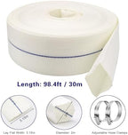 2IN x 98FT Pool Backwash Hose Heavy Duty Drain Discharge Hose LayFlat Garden Hose with 2 Clamps,Weatherproof Burst Resistant for Water Transfer, Sump Pump, Pool Filter, Pool Drain - Image 2