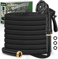 Itsonestep Garden Hose 100ft, 3/4GHT Non-Expanding Water Hose Lightweight, Flexible Garden Hose with 10 Function Nozzle, Kink-Free, Sturdy, High-Pressure, Abrasion Resistant Hoses for Yard, Garden by Itsonestep