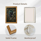 Gold Vintage Framed Stone Stack Wall Art, Impressionist Still Life Print - Image 2