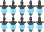 50Pcs Drip Tape Connector Irrigation Tubing Fittings Twist Locks 1/2" Barb for 5/8" Sprinkler Fits Garden Flower Beds - Image 3