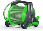 LXXW Hose Reel Cart Gardening Hose Reel Cart, Outdoor Portable or Wall Mounted Hose Reel with Swivel Handle for Garden Hoses(10m) by Unknown