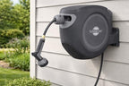 Sunneday SW-75S 75ft Retractable Hose Reel | Automatic Retractable w/Wall Mount | Easy to Assemble Reel w/Flexible Swivel Mount (75FT 1/2) - Image 2