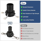 Polypropylene Type C 4" x 4" Cam Lock Hose Fitting - Image 5