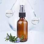Wedama Spray Bottle, 2 oz Fine Mist Glass Spray Bottles, Little Refillable Liquid Containers for Watering Flowers Cleaning (32 Pack, Amber) - Image 5