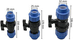 Hose Connector Adapter DN20 DN25 DN32 Pipe PE Valve Connector Inner Diameter 20mm / 25mm / 32mm Pipe Water Control Switch Garden Irrigation Adapter (Color : DN32) - Image 3