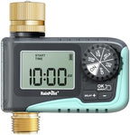 RAINPOINT Sprinkler Timer with Brass Inlet & Outlet, Programmable Hose Timer for Garden Soaker Hose, Water Timer with Rain Delay/Manual Watering System, Digital Drip Irrigation Timer for Yard, Lawn - Image 3