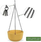 Dexceder 9.8 Inch Self Watering Hanging Planter (2 Pack, Yellow) - Image 5