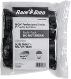 Rain Bird 1804DSH4PK Pro Dual Spray Pop-Up, Half, 8-15 Feet, 4", 4-Pack - Image 4