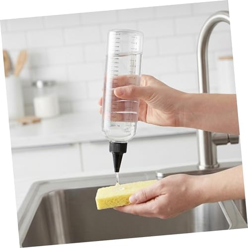 8 Pack Graduated Fine Tip Squeeze Bottles 17oz PET Refillable - Image 4