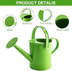 Green Metal Watering Can, 1.5L for Kids Comfort Handle - Image 7