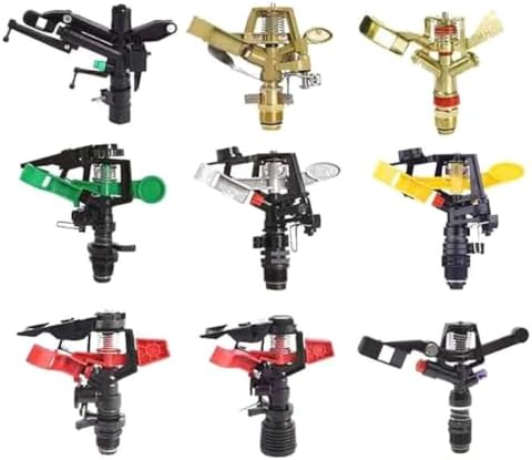 Brass Impact Sprinkler Head Pulsating 360° Adjustable Lawn Watering Unit - Image 7