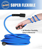 TOOLCY Pressure Washer Hose and Gun Kit 50ft Kink Resistant 3/8" & M22-14mm - Image 3