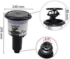 Xiaochen Irrigation Dripper Sprinkler Lawn Garden Watering Sprinkler Rotate Pop-up Sprinkler Farmland Large Water Flow Sprinkler Irrigation Agriculture Tools - Image 2