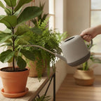 Long Spout Watering Can for Indoor Plants, Durable PP Plastic Pot Waterer with Precision Flow Control for Hanging Baskets and Dense Foliage - Image 2