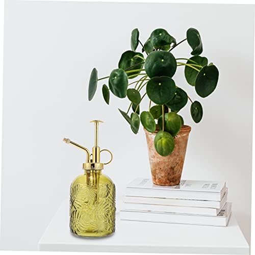 350ml Glass Spray Bottle for Plants Indoor Gardening Watering Can Turtle Back Leaf Pattern Efficient Pump Sprayer for Misting and Hydrating - Image 2