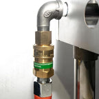 Brass Quick-Connect Fittings for 3/4-inch Gas Hoses, Featuring 3/4-inch Double Female NPT Threads for Gas Hose Connections, Suitable for Kitchen Appliances and Indoor Applications - Image 6