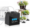 Automatic Indoor Plant Waterer, Dual Pump Drip Irrigation System with Timer, 20 Adjustable Drippers, Self Watering for Potted Plants, Easy Setup by RUNWUSHENG