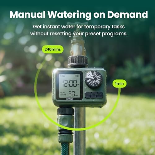 Garden Hose Sprinkler Timer 1 or 2 Outlet Programmable Controller - Image 3