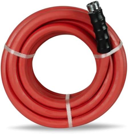 Gilmour Pro Rubber Hot Water Garden Hose – 5/8" x 25', Kink-Resistant, 400 PSI, Brass Fittings, Flexible in Cold, USA Made - Image 4