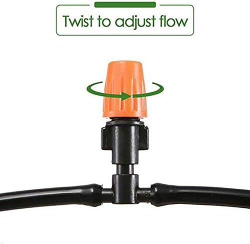 SagaSave Drip Irrigation kit Plant Watering System Gravity Fed Irrigation Water Drip Setfor Garden Greenhouse Yard Lawn Home or Vacation Use 10M 8/11" Tube 10 Nozzles - Image 4