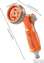 Garden Hose Nozzle 8 Pattern Water Sprayer for Watering Car Wash - Image 2