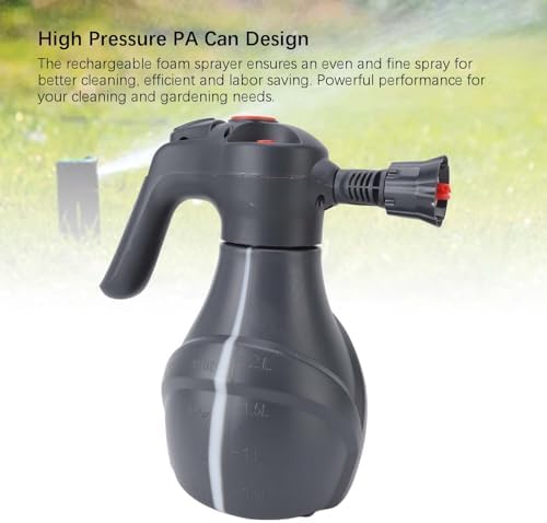 Electric Car Wash Foam Sprayer, 1.5L Rechargeable Foamer, 600mAh Battery, Auto Foam Dispenser for Cars, SUV, Motor - Image 5