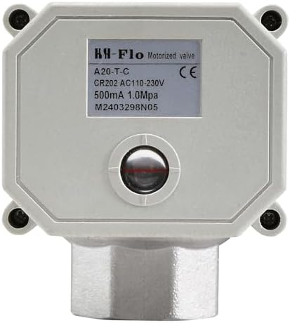 1 inch DN25 110-230VAC Normally Closed Stainless Steel 304/CF8 Motorized Electrical Ball Valve With U.S. Plug - Image 6