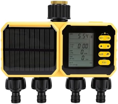 Zopsc Smart Hose Timer WiFi Water Irrigation Controller with 4 Zones by Technologyconnectsyouandme