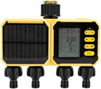 GOWENIC 4 Zone WiFi Smart Hose Timer, Solar Water Irrigation Controller by GOWENIC