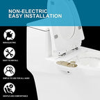 GLIGAM Ultra-Slim Bidet Attachment for Toilet，Non-Electric Bidet Attachment - Image 5