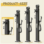 Vertical Garden Water Column Hose Stand with Faucet & Spray Gun, Stainless Steel Yard Hydrant, Freeze Proof Outdoor Water Tap for Patio Yard Garden Lawn(Style 5,Height: 80cm/31.5in) - Image 2