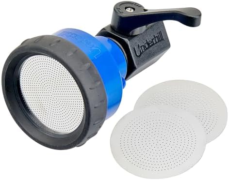 Underhill RainPro™ Gentle Spray Nozzle w/valve - Professional Soft Rain Shower Hose Nozzle with 3 Pattern Options – Unbreakable commercial quality for Gardens, Nurseries & Greenhouses by Underhill