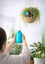 VEOJEIN Longest Spout Plant Watering Squeeze Bottle [16,2", Pack of 2], Watering Can for Hanging Plants, Original Extended Design for Hard-to-Reach Plants Indoor & Outdoor Watering, 15 oz (Teal) - Image 5