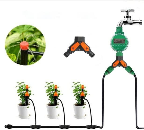 Hose Splitter 2 Way, Heavy Duty Metal Connector, 2 Way Garden Hose Splitter, Garden Hose Diverter Fittings with Control Valve, for Greenhouse, Agriculture, Animal Husbandry - Image 5