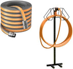 Giraffe Tools 100FT Garden Hose Hose and Garden Hose Holder Freestanding by GiraffeTools