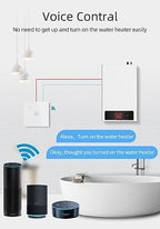 EU 40A WiFi Smart Water Heater Switch,Glass Touch Panel,Works with Apple Homekit Siri Voice Control, Waterproof,Neutral line Needed - Image 5