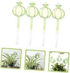 Levemolo 4pcs Plant Watering Bulb Glass Cactus Shape Automatic Hydration - Image 6