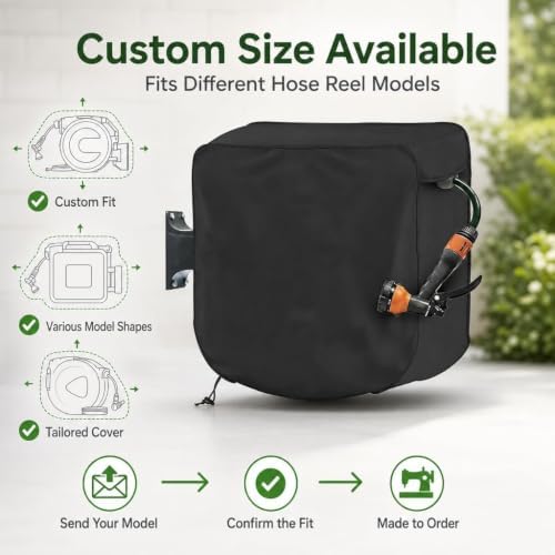 Wall Mount Hose Reel Cover for Yard Butler Wall Mounted Reel 2019–2026 - Image 3
