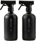 MaisoNovo Black Glass Spray Bottle for Hair | 16.9 Oz, Pack of 2 by MaisoNovo-TheArtofSustainableLiving