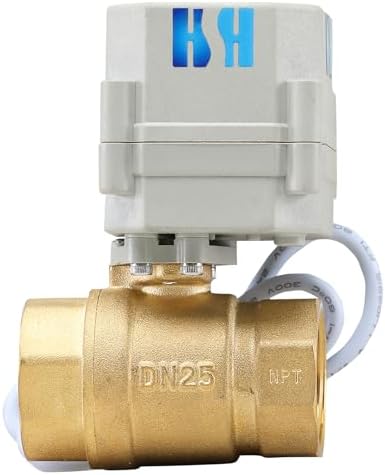 2 Way Brass 1" 12VDC 9-24VDC 0-10V NPT Proportional Integral Modulating Control Motorized Ball Valve - Image 7