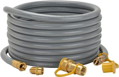 onlyfire Natural Gas Hose, Propane Gas Grill Connect/Disconnect Hose by onlyfire